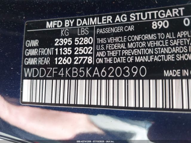 2019 MERCEDES-BENZ E 300 WDDZF4KB5KA620390 Photo 8