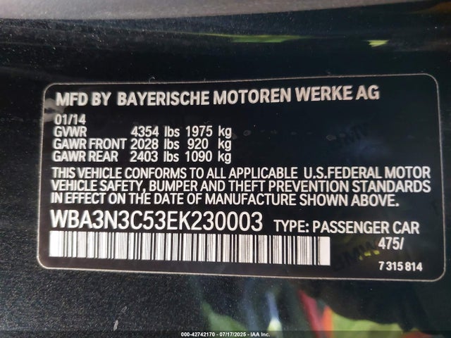 BMW 428i 2014 WBA3N3C53EK230003 Image 9