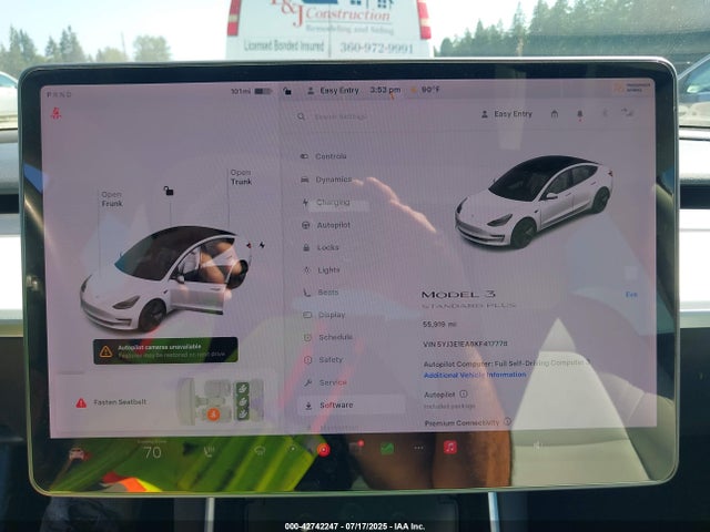 2019 TESLA MODEL 3 5YJ3E1EA8KF417778 Photo 6
