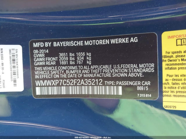 2015 MINI HARDTOP WMWXP7C52F2A35212 Photo 8