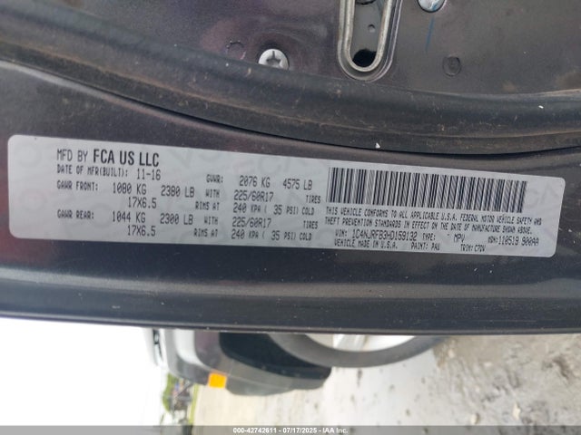 1C4NJRFB3HD159132 Jeep 2017