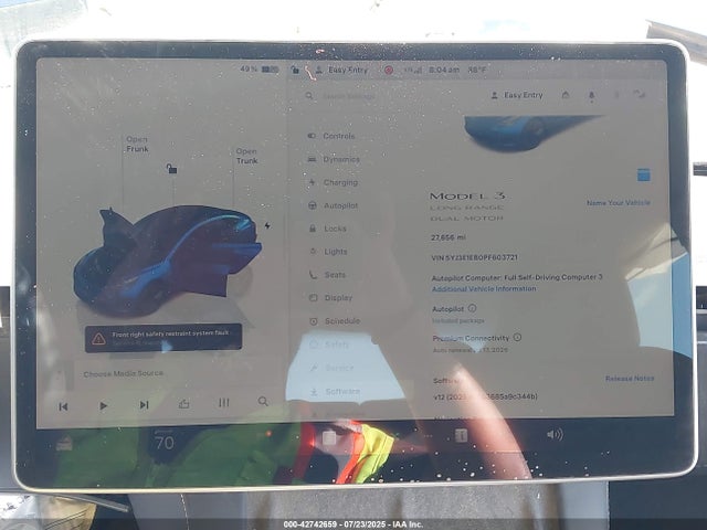 2023 TESLA MODEL 3 5YJ3E1EB0PF603721 Photo 6