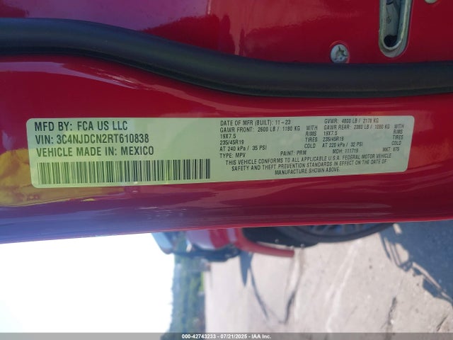 3C4NJDCN2RT610838 Jeep Compass