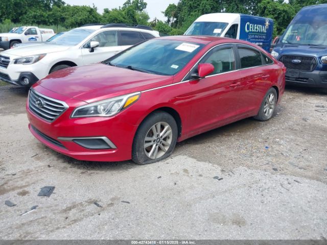 2017 HYUNDAI SONATA 5NPE24AF9HH491497 Photo 1