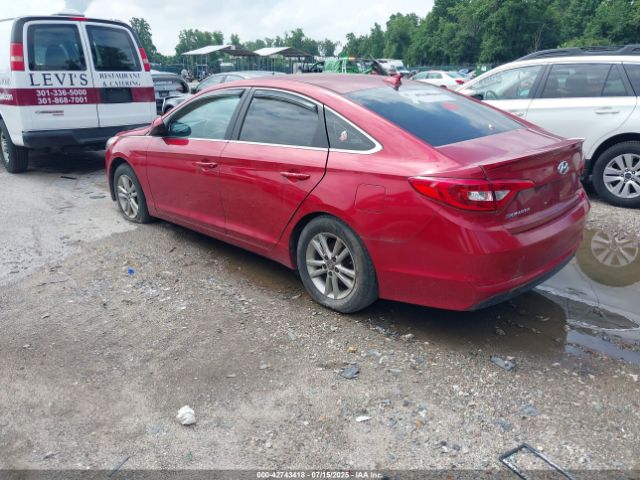 2017 HYUNDAI SONATA 5NPE24AF9HH491497 Photo 2