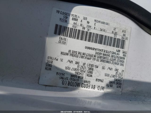 2010 FORD EXPLORER 1FMEU7EE2AUA89860 Photo 8