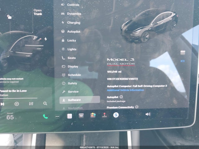 2019 TESLA MODEL 3 5YJ3E1EB5KF418072 Photo 6