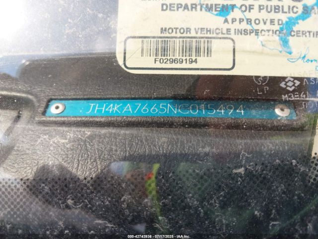 1992 ACURA LEGEND JH4KA7665NC015494 Photo 8