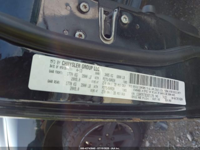2013 RAM 1500 1C6RR7KT9DS671178 Photo 8