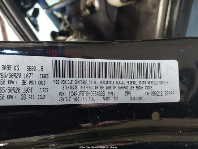 1C4RJFBT6HC664635 Jeep 2017
