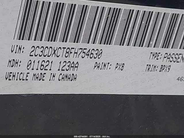 2015 DODGE CHARGER 2C3CDXCT8FH754630 Photo 8