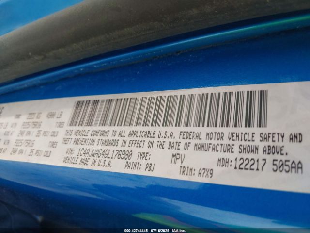 2016 JEEP WRANGLER 1C4AJWAG4GL176980 Photo 8