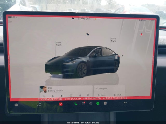 2025 TESLA MODEL 3 5YJ3E1EA3SF912809 Photo 6