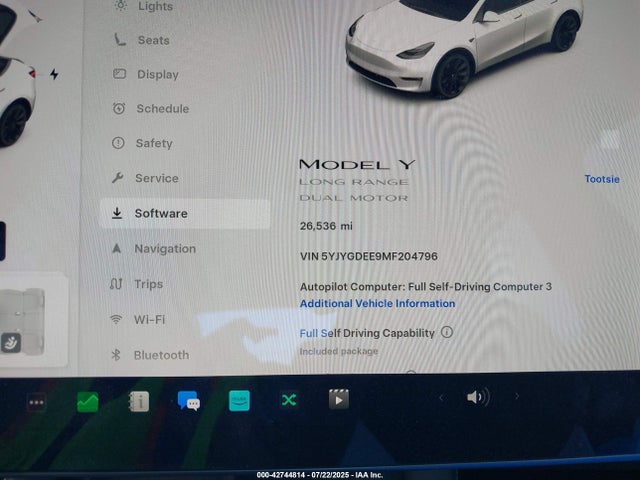 5YJYGDEE9MF204796 Tesla 2021