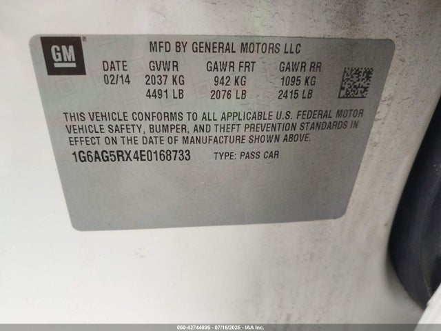 2014 CADILLAC ATS 1G6AG5RX4E0168733 Photo 8