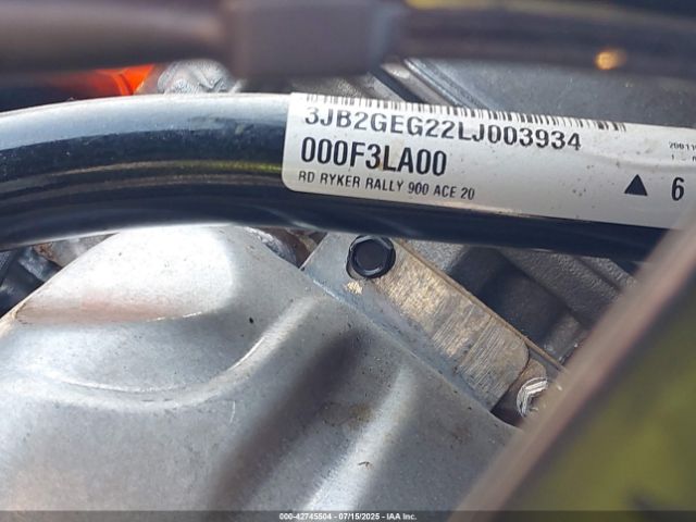2020 CAN-AM RYKER 3JB2GEG22LJ003934 Photo 9