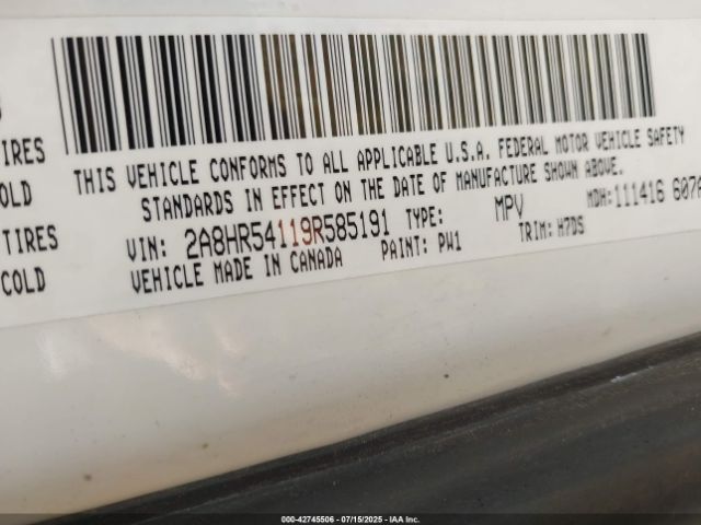 2009 CHRYSLER TOWN & COUNTRY 2A8HR54119R585191 Photo 8