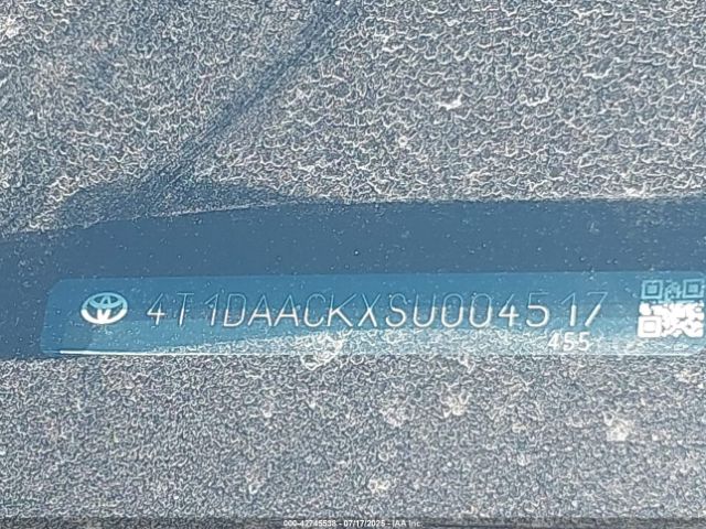 2025 TOYOTA CAMRY 4T1DAACKXSU004517 Photo 8