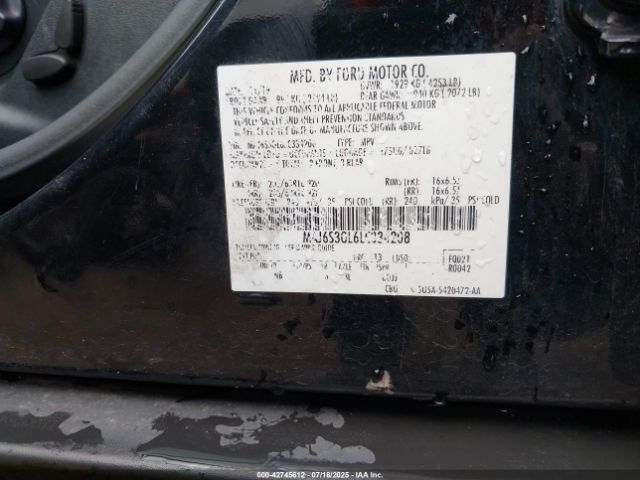 2020 FORD ECOSPORT MAJ6S3GL6LC334208 Photo 8