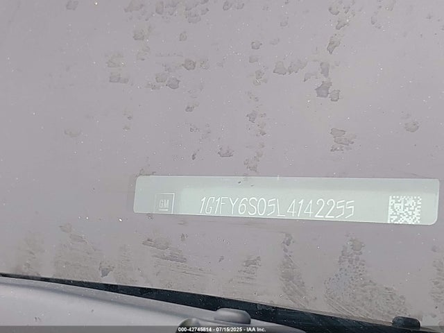 1G1FY6S05L4142255 Chevrolet 2020