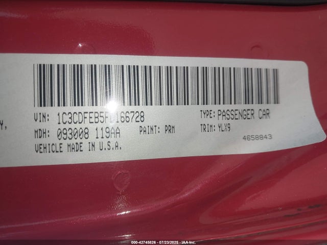 Dodge Dart 2015 1C3CDFEB5FD166728 Image 9