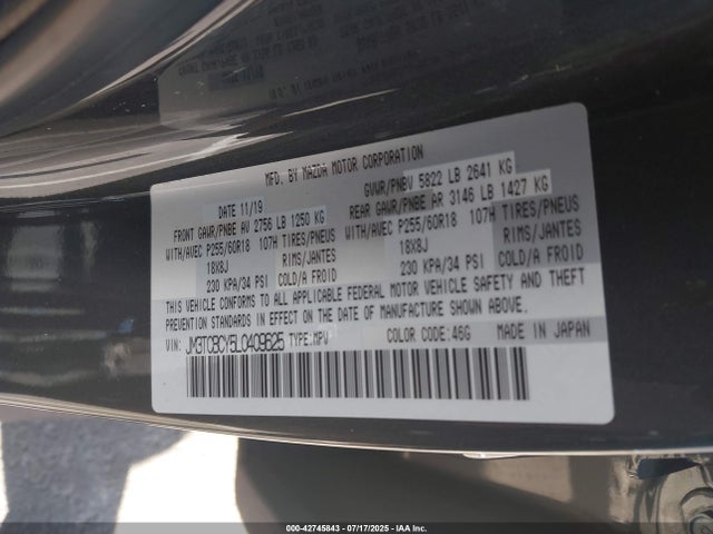 JM3TCBCY5L0409625 Mazda py turbo