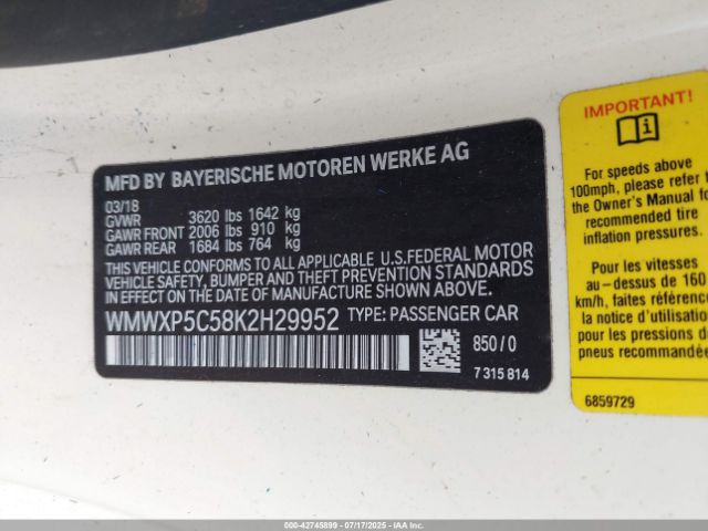 2019 MINI HARDTOP WMWXP5C58K2H29952 Photo 8