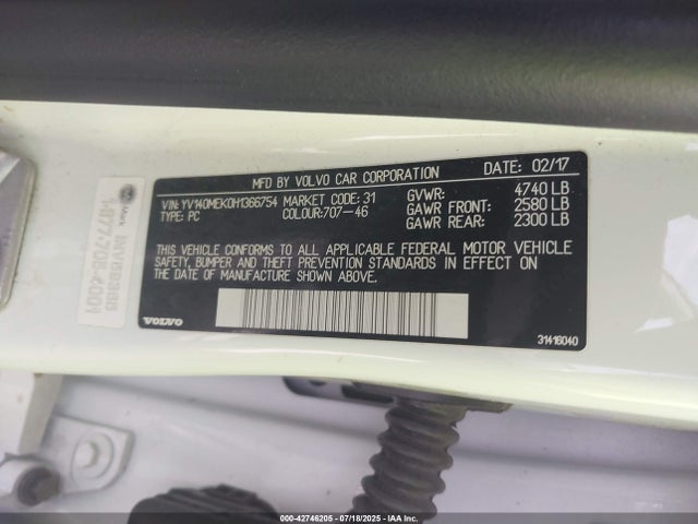 YV140MEK0H1366754 Volvo b42204t