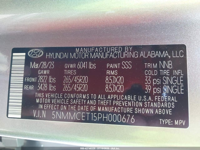 5NMMCET15PH000676 Genesis GV70