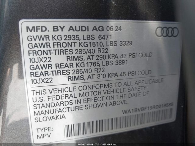 2024 AUDI Q8 WA1BVBF19RD019586 Photo 8