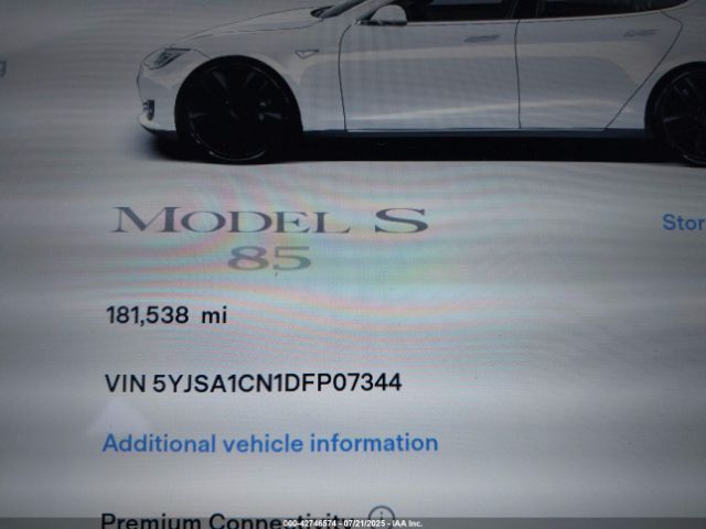 2013 TESLA MODEL S 5YJSA1CN1DFP07344 Photo 6