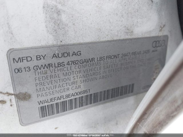 2014 AUDI A4 WAUEFAFL8EA006851 Photo 8