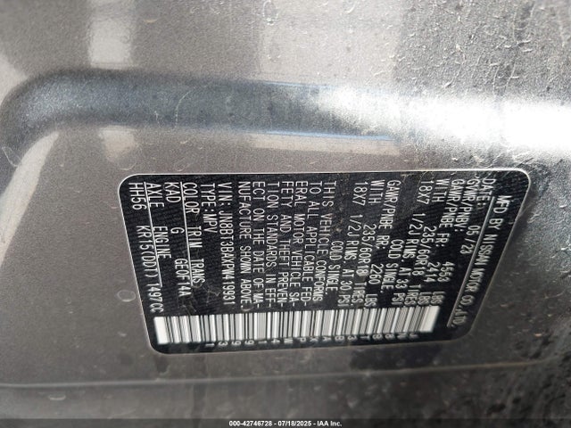 Nissan 2023 2023 JN8BT3BAXPW419931 Image 9
