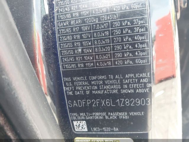 2020 JAGUAR E-PACE SADFP2FX6L1Z82903 Photo 8