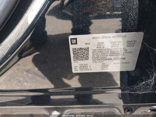 2020 CADILLAC XT6 1GYKPGRS2LZ123746 Photo 8
