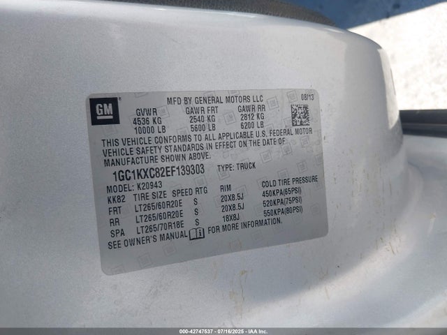 1GC1KXC82EF139303 Chevrolet lml