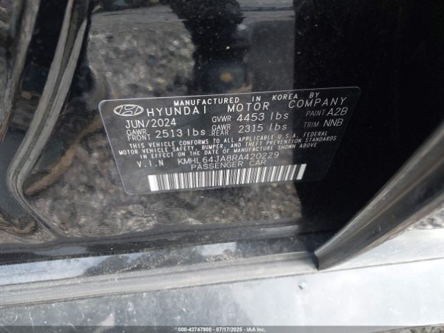 2024 HYUNDAI SONATA KMHL64JA8RA420229 Photo 8
