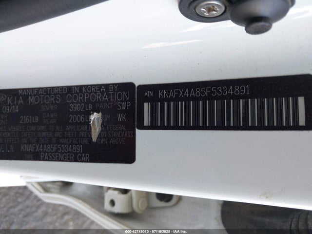KIA dohc gdi nu 2015 KNAFX4A85F5334891 Image 9