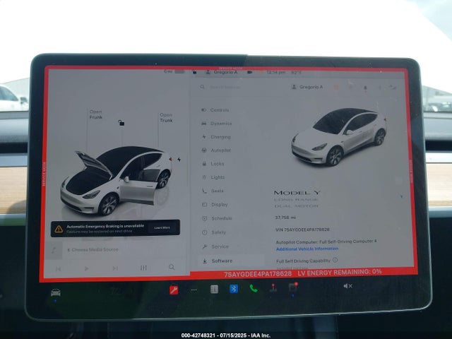 2023 TESLA MODEL Y 7SAYGDEE4PA178628 Photo 6