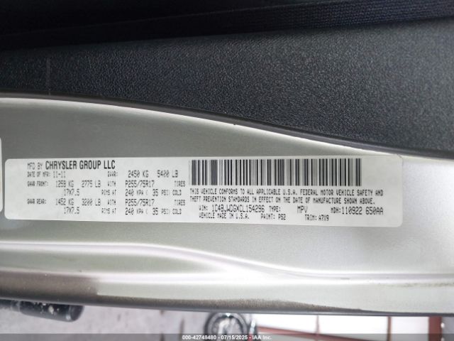 2012 JEEP WRANGLER UNLIMITED 1C4BJWDGXCL154296 Photo 8