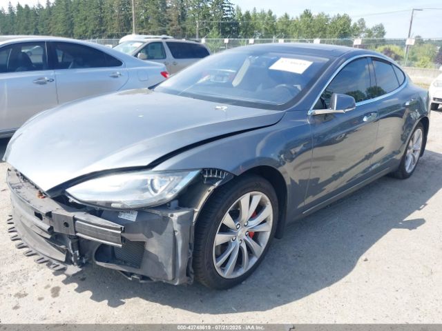2014 TESLA MODEL S 5YJSA1H18EFP38078 Photo 1