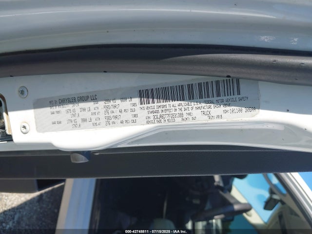 3C6JR6DT7FG531399 RAM 1500