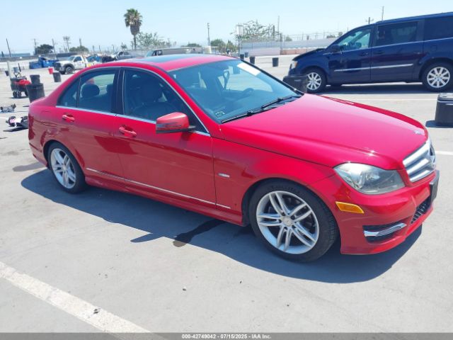 2012 MERCEDES-BENZ C 250 WDDGF4HB1CR222336