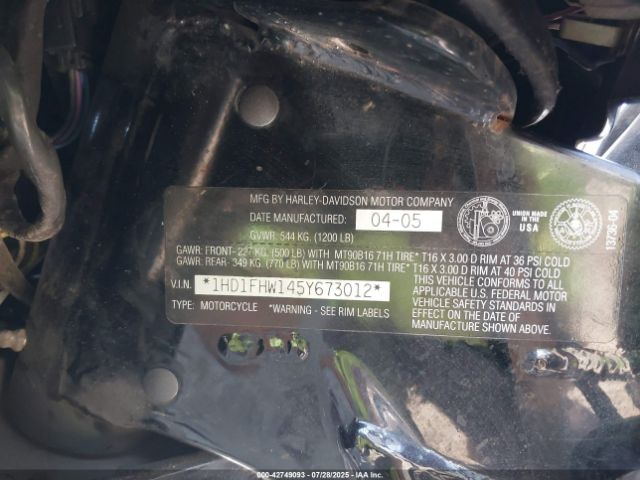 2005 HARLEY-DAVIDSON FLHPI 1HD1FHW145Y673012 Photo 9