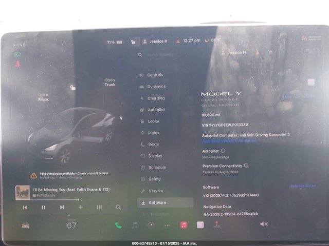 2020 TESLA MODEL Y 5YJYGDEE9LF013359 Photo 6