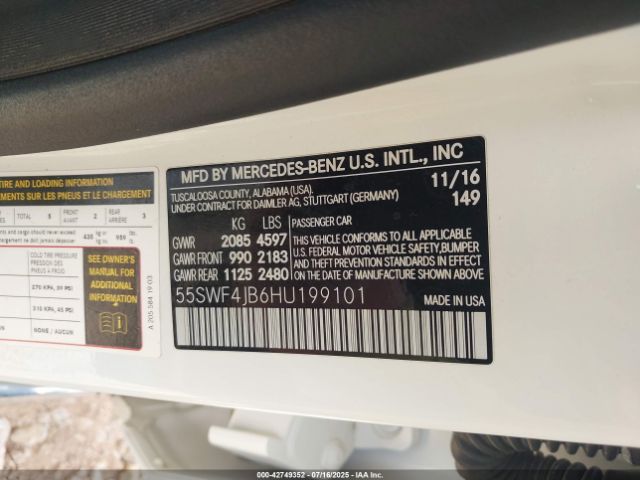 2017 MERCEDES-BENZ C 300 55SWF4JB6HU199101 Photo 8