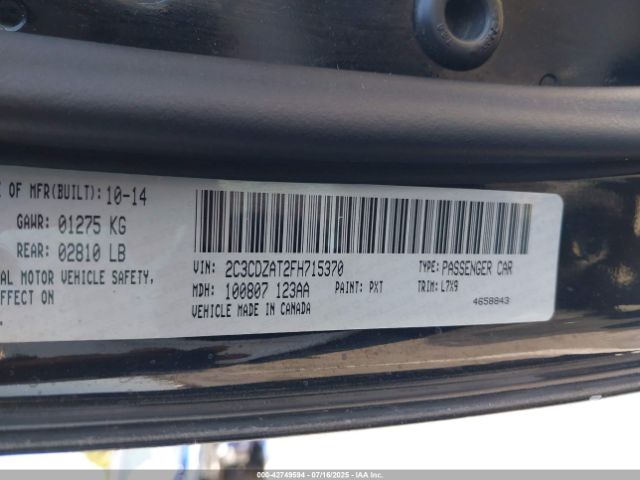 2015 DODGE CHALLENGER 2C3CDZAT2FH715370 Photo 8