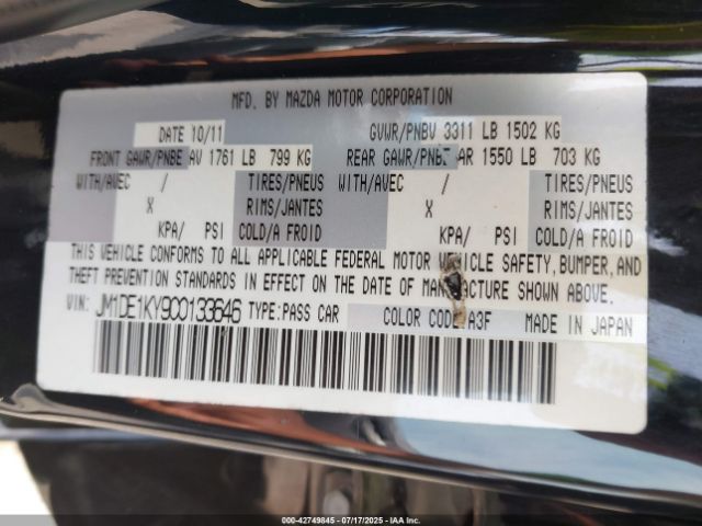 2012 MAZDA MAZDA2 JM1DE1KY9C0133646 Photo 8