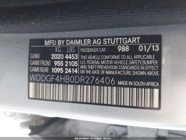 2013 MERCEDES-BENZ C 250 WDDGF4HB0DR276406 Photo 8