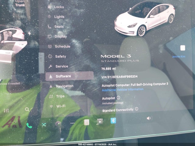 2021 TESLA MODEL 3 5YJ3E1EA6MF995204 Photo 6